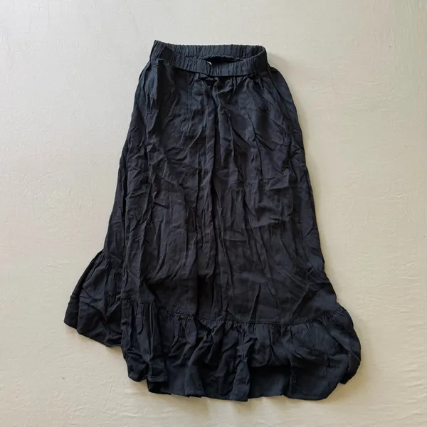 Lola High Low Peplum Ruffle Hem Skirt - Image 2