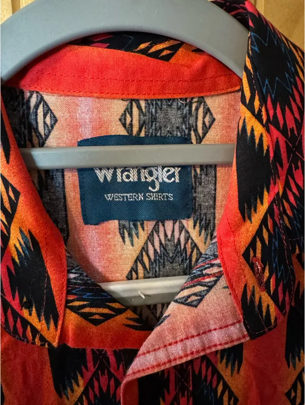 Vintage Aztec wrangler pearl snap - Image 2
