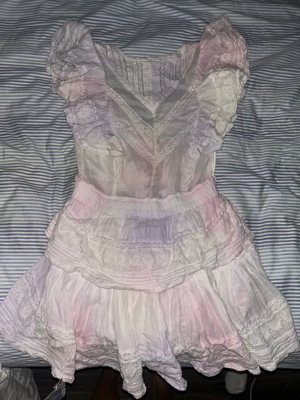 Love Shack Fancy Gwen Dress Tie-Dye Mini - Image 2