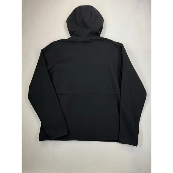 The North Face Women's Glacier Fleece Pullover Hooded Jacket Black Large NWOT - Image 3
