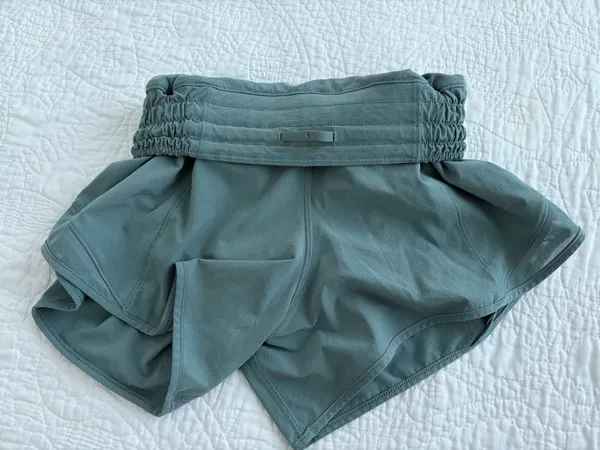Lined athletic shorts Green Size 2 - Image 2