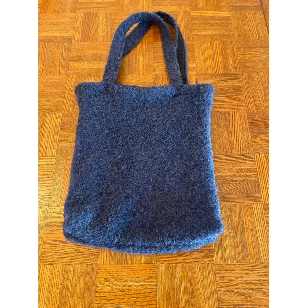 Free People Flower Power tote in denim blue - Image 2