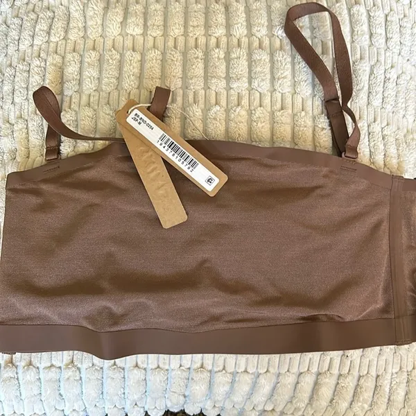 Nwt Skims (B3) Sheer Sculpt Bandeau In Jasper Nwt - Image 2