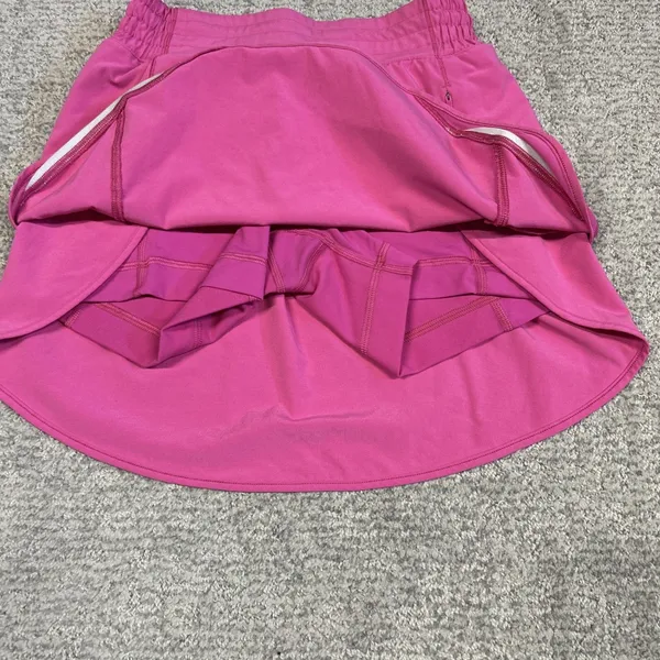Lululemon Hotty Hot Skirt Womens 2 Tennis Pickleball Sonic Pink Skirt W8AEPR - Image 2