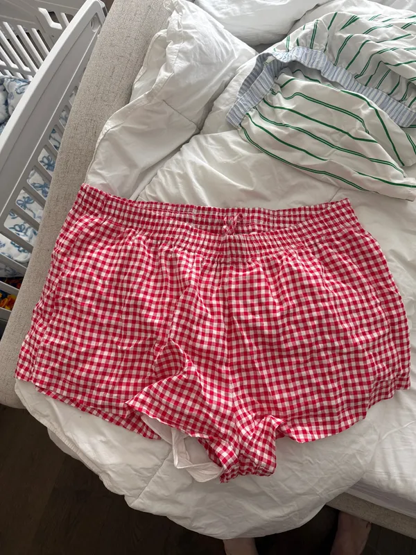 Princess Polly Red Gingham Shorts - Image 3