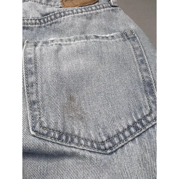 Hollister Co Ultra High Rise Baggy Denim‎ Blue Jeans Light Wash Womens Size 23R - Image 8