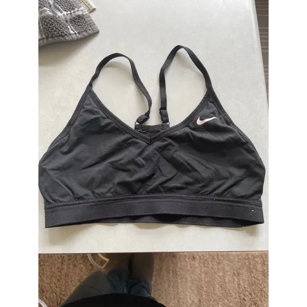 Women's Nike Black Sports Bra S - Image 2