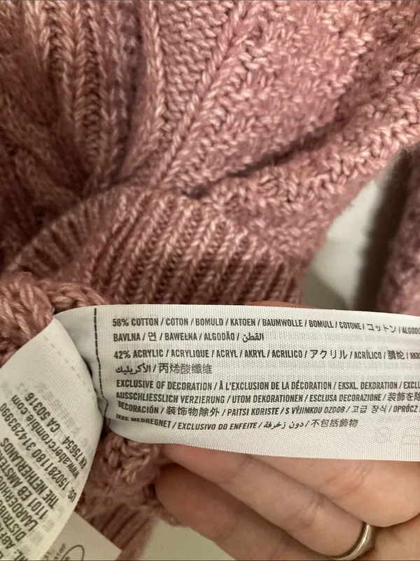 Abercrombie & Fitch Rose Cable Knit Turtleneck Sweater - Image 7