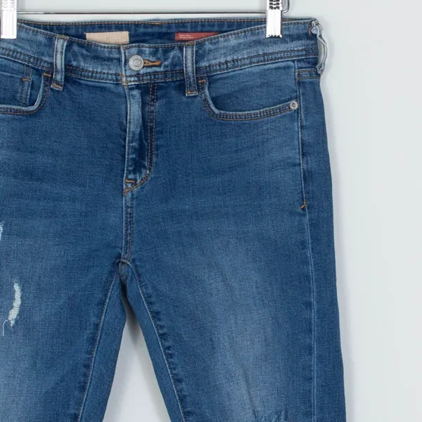 Anthropologie Pilcro Slim Boyfriend Crop Denim Jeans Bohemian‎ Preppy Womens 26 - Image 3