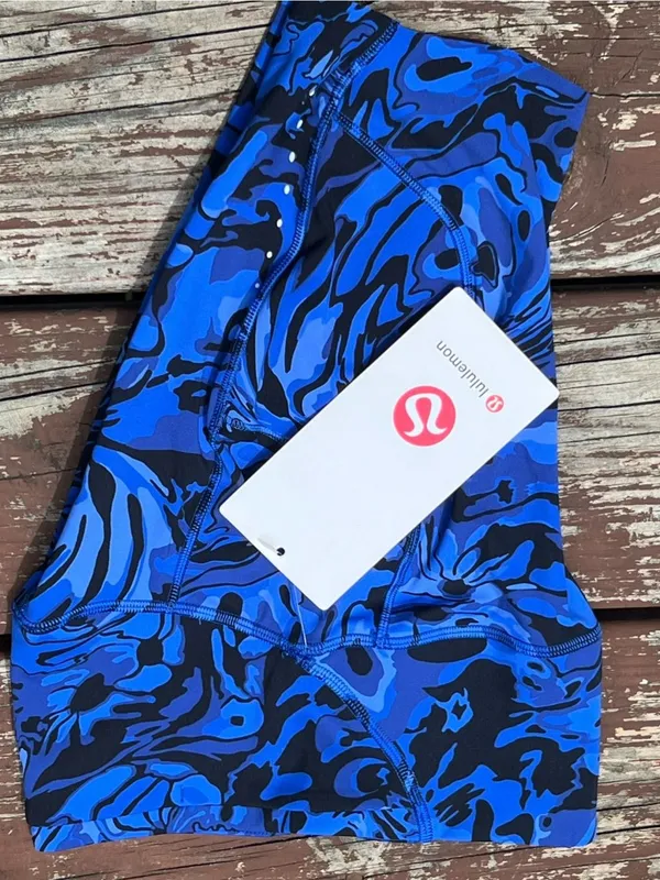 Lululemon Women’s Fast And Free HR Short 6" Pockets Galactic Cobalt Blue|Size:0 - Image 11