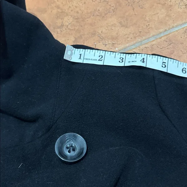 Pendleton Classic Black Wool and Cashmere Blende‎ Coat size XL - Image 13