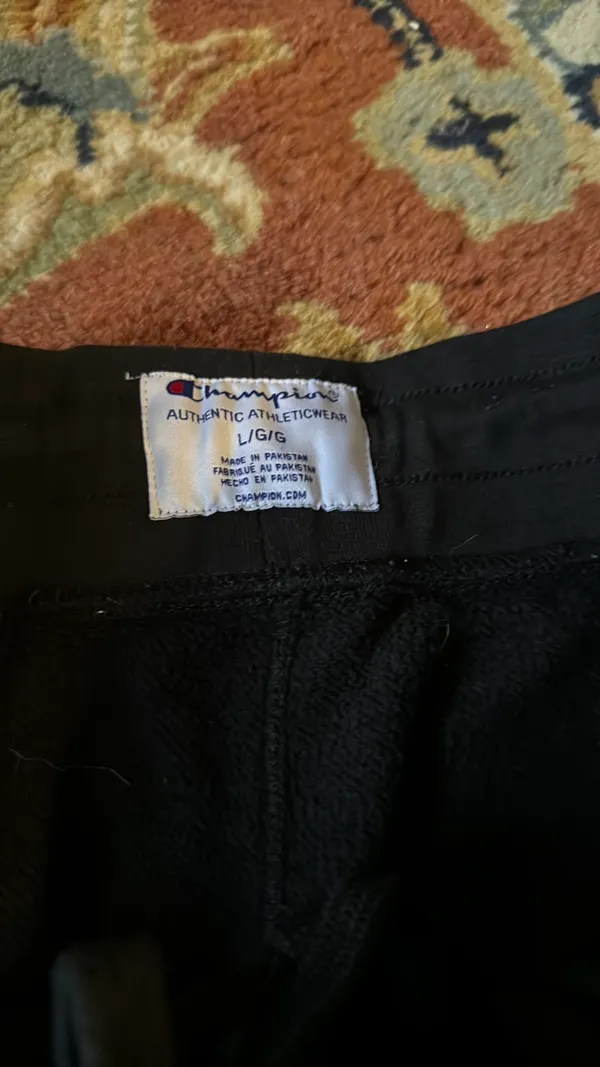 Champion Black Sweatpants - Image 4