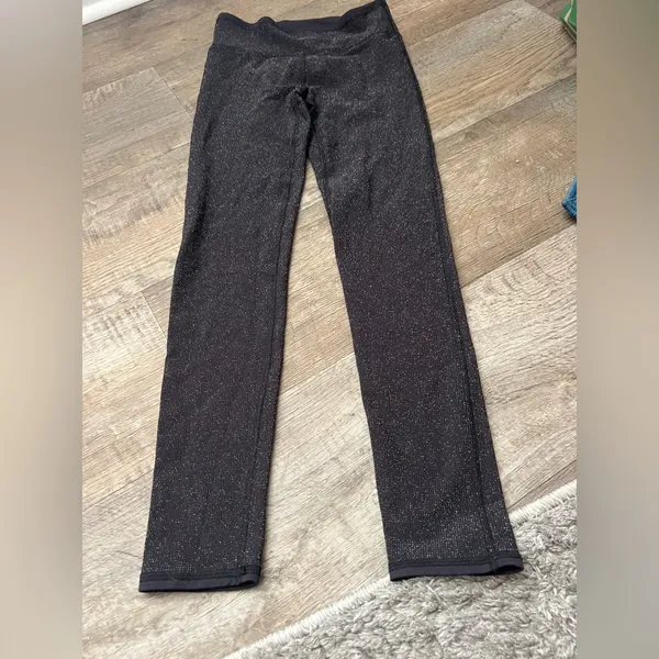 Aerie Chill.Play.Move black sparkly‎ leggings size small - Image 9
