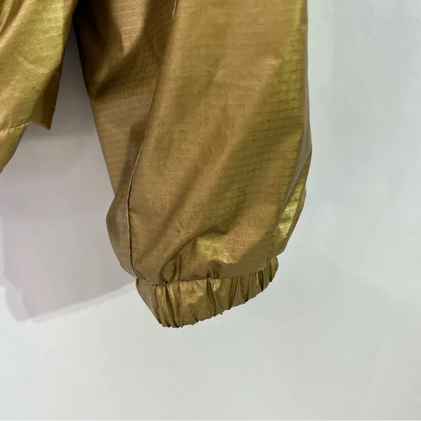 Lauren Ralph Lauren, gold metallic windbreaker. With hood and lined - Image 12
