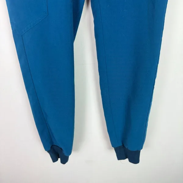 FIGS Zamora Jogger Scrub Pants Teal Blue Orange Size XXS EUC - Image 3