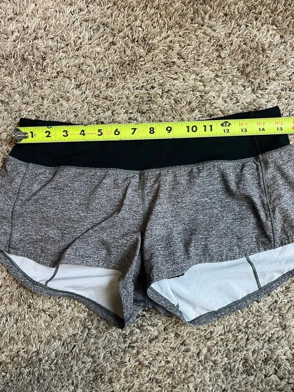 Lululemon Speed Up Short 2.5" Heather Lux Multi Black / Black size 6 - Image 9