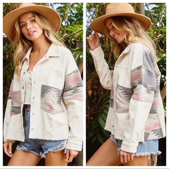 Dry Goods Listicle Western Aztec Jacket - Image 3