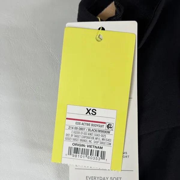 All In Motion Womens Everyday Soft Bodysuit Black Yoga Jumpsuit UPF 50+ X-Small‎ - Image 16