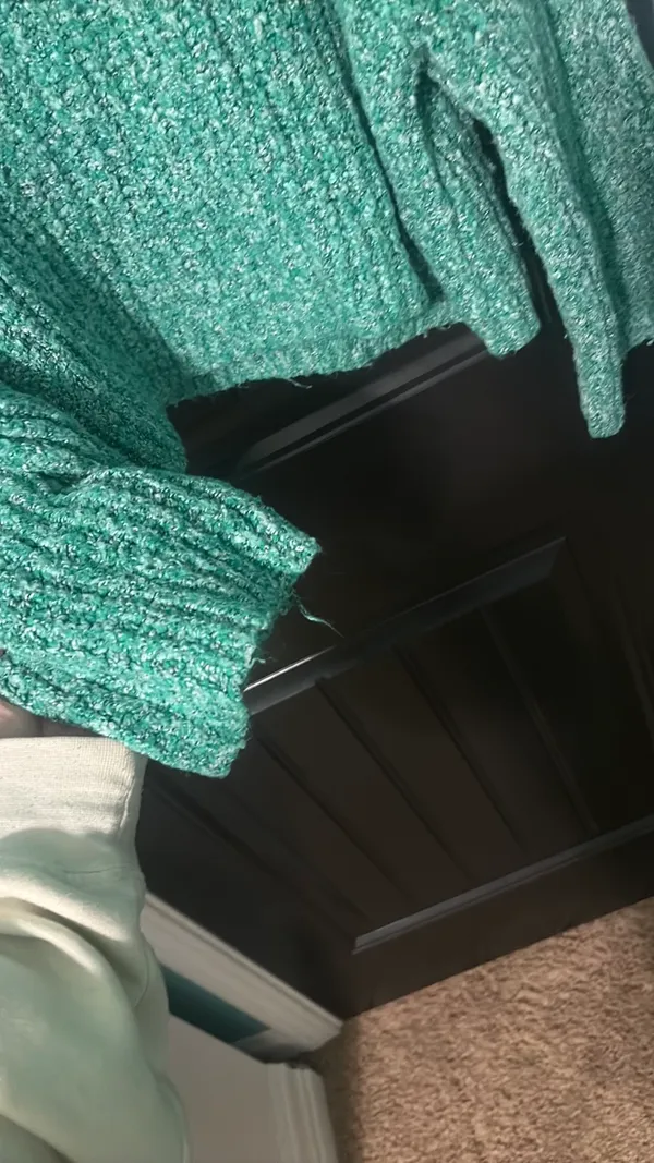 Sincerely Jules green cropped sweater - Image 3