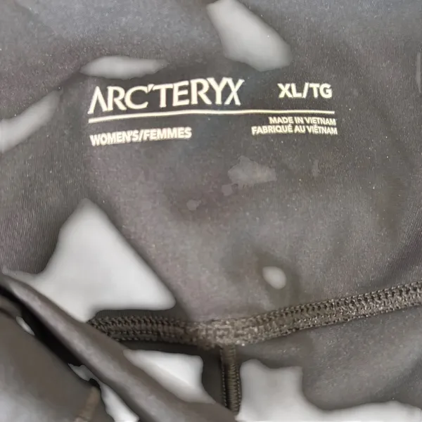 Arcteryx Essent High Rise Leggings Womens XL Black Side Pocket Hiking Tights - Image 7
