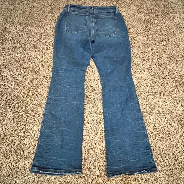 LOFT The Boot Mid Rise Bootcut Jeans Medium Wash Blue Size 28‎ 6P Petite - Image 5