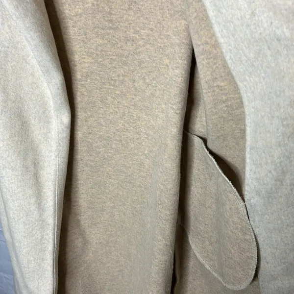 Love Tree Women's Cream Hooded Tie Waist Jacket | Size: M - Image 6