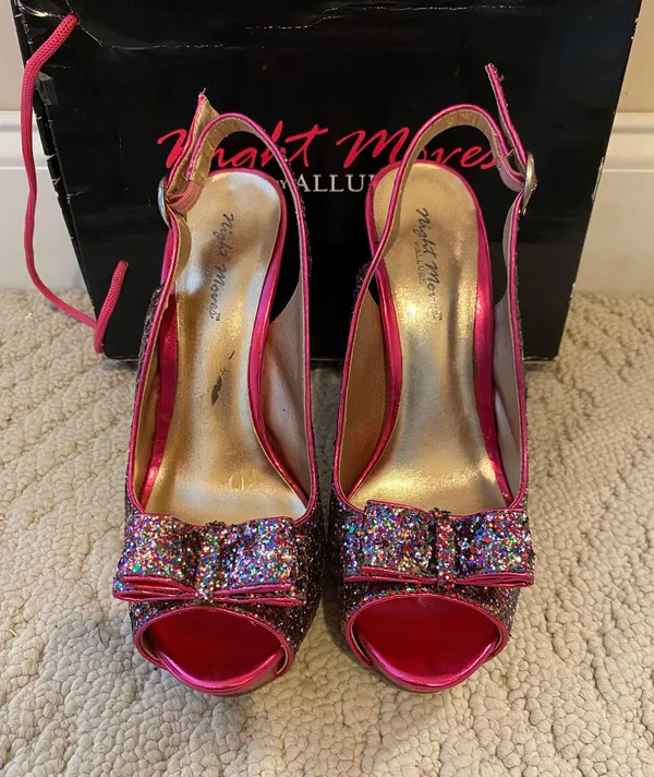 Night moves by allure Multicolored Sparkle Heel - Image 5