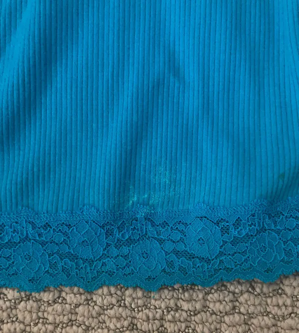 Kirra Vintage Y2k Blue Fairy Laced Tank Top - Image 2