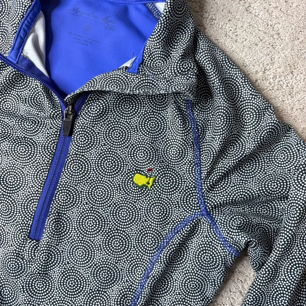 Women's Magnolia Lane XS 50+ UPF Golf Masters Tech‎ 1/4 Zip Pullover - Image 2