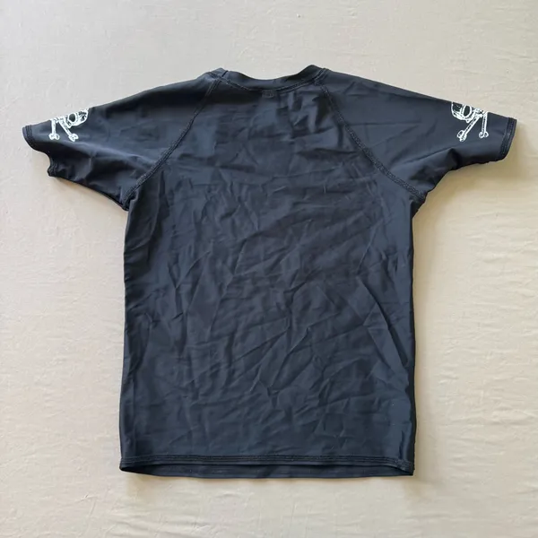Vintage Ron Jon Surf Shop Skull Sleeve Rash Guard - Image 2