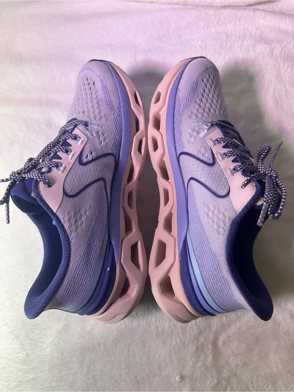 Skechers Glide-Step Athletic Shoes in Lavender and Light Pink - Image 8