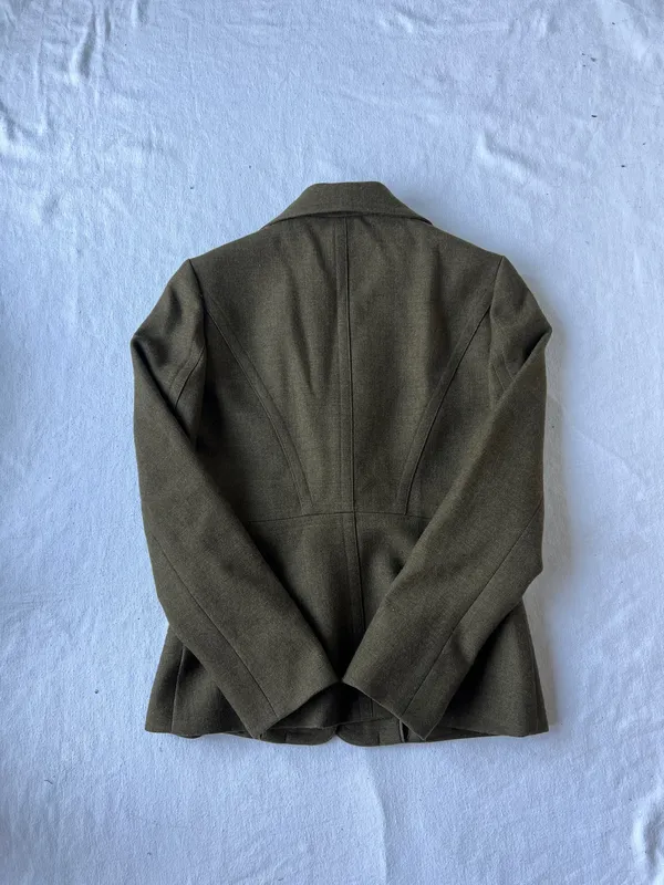 Ann Taylor Green Blazer Jacket - Size 4 - Image 5