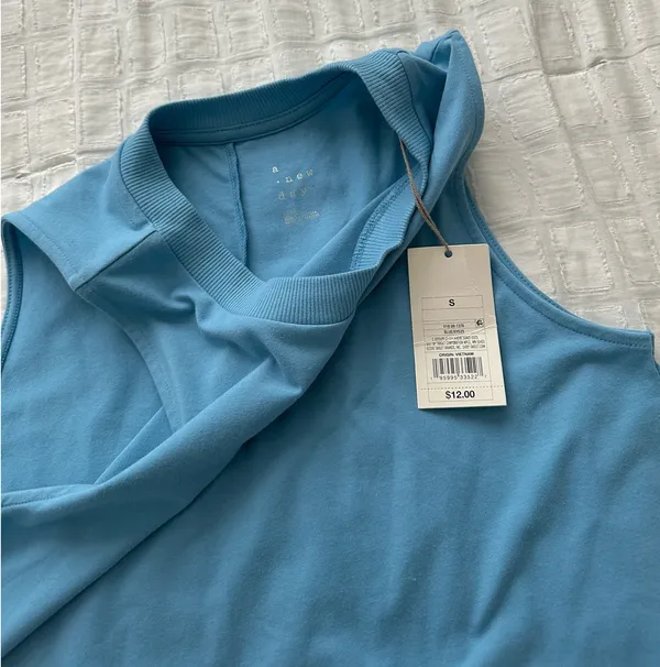 A New Day Target Women's Blue Tank Dress - Image 3