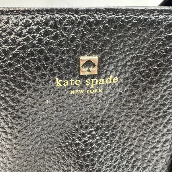 Kate Spade Lydia Southport Ave Shoulder Bag Large New York Black Pebbled Leather - Image 4