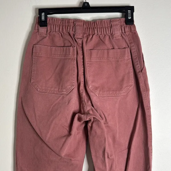 PacSun Women’s Sienna Dust Cargo Elastic Hem and Waistband Denim Pants Size XS - Image 5