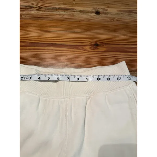 Champion Sweatpants Reverse Weave‎ Womens Sz Small Cream Spellout Jogger 90s - Image 10