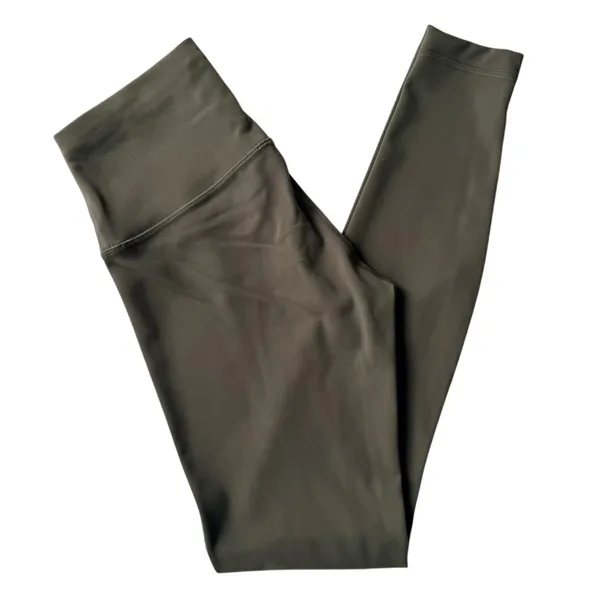 Lululemon Wunder Train High-Rise Tight Grey Sage Green Size 6 Everlux Run Gym - Image 2