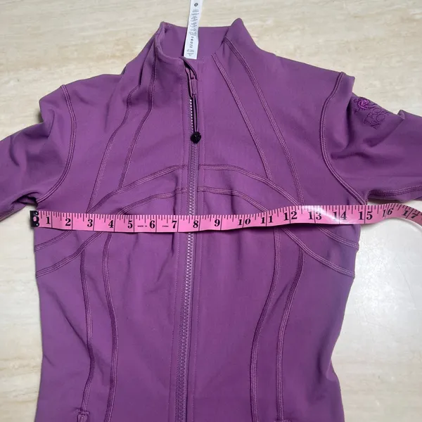 Lululemon Define Jacket Size 4 Purple Troon North Luon Full Zip Yoga Layer - Image 10