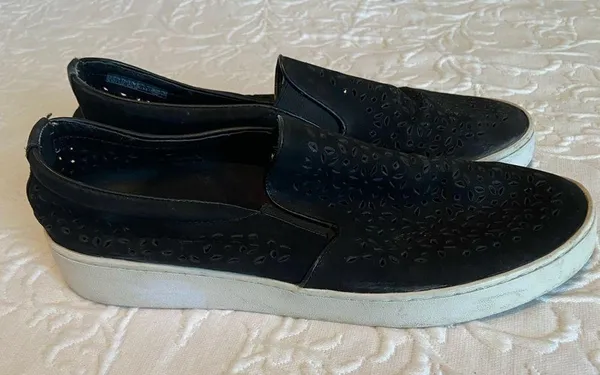 VIONIC Comfort Sneaker Womens Black Suede Sz 9.5 KANI Fashion Shoes - Image 5