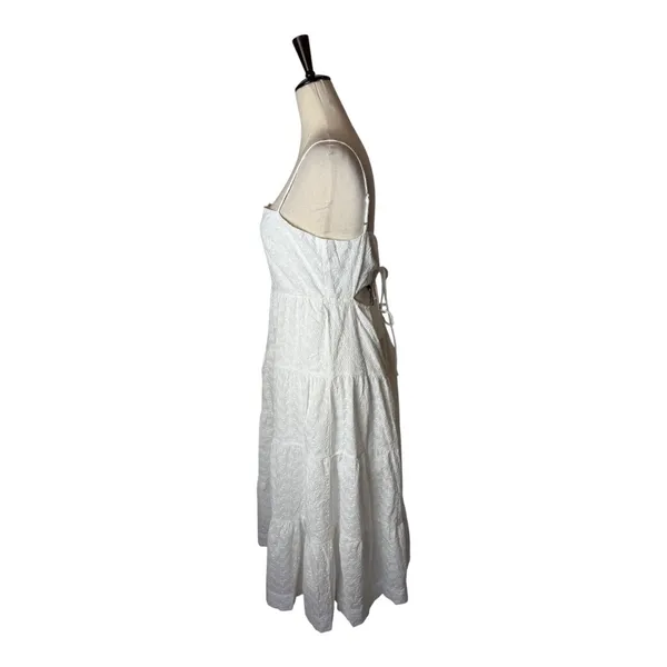 Line &‎ Dot Charlotte Dress Women Small White Eyelet Embroidered Midi NWT Boho - Image 9