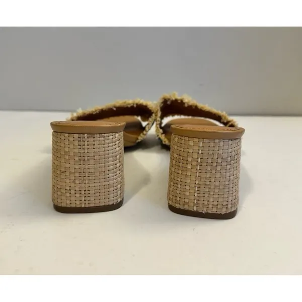 J.Crew Factory Woven Mule Heels Size 11 - Image 4