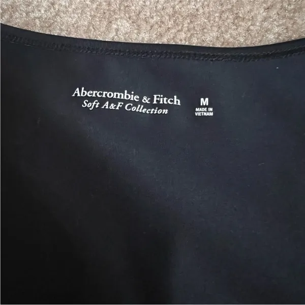 Abercrombie soft AF Black Long Sleeve Bodysuit - Image 2