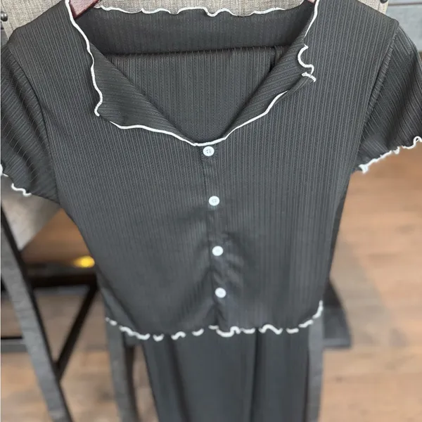 Black Women's Sleepwear Set - Image 2