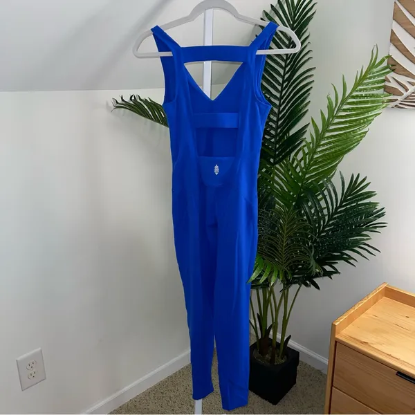 Free People Movement Never Better One-Piece Electric Cobalt size‎ Small - Image 8