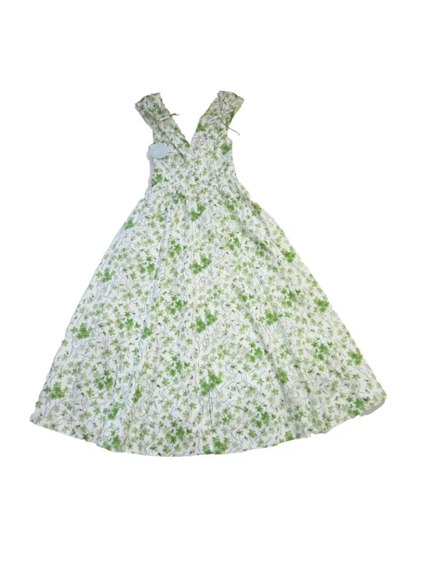 NWT Hill House Lucille Midi in Sweet Peas Floral Cotton Shirt Dress XS - Image 5