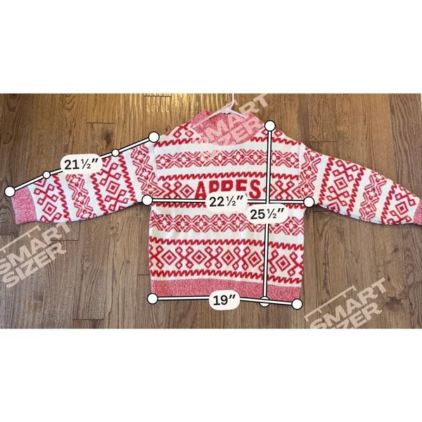 A New Day Apres Ski cozy fairisle sweater size Large - Image 6