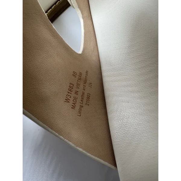 Cole Haan Women's Marisol Footbed Sandal Slides White Size 8 Med (W31883) New - Image 14