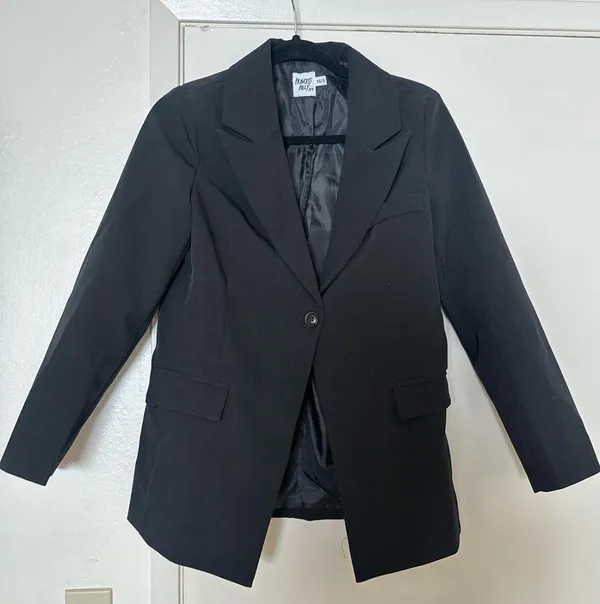 Princess Polly Blazer Black - Image 4