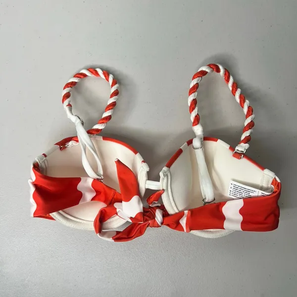 Ancora Bora Bikini Top Size Small Orange - Image 5