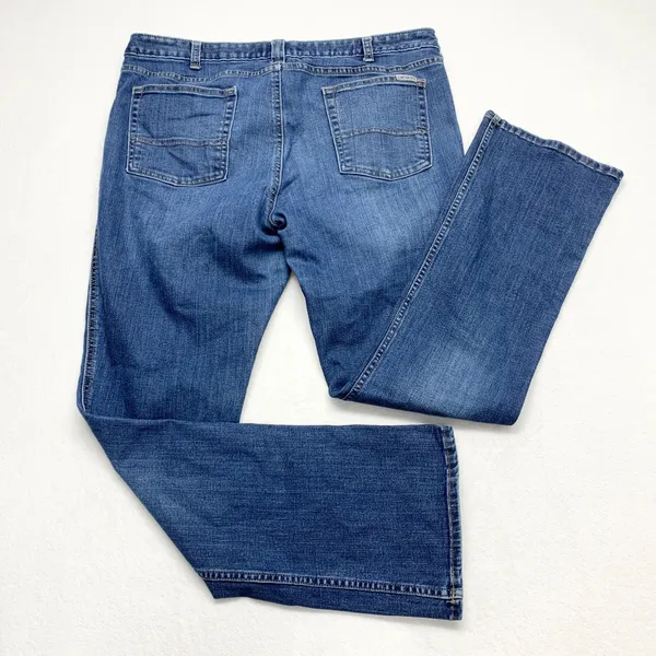 Carhartt Layton‎ Slim Fit Bootcut Womens Sz 16 Regular Blue Jeans Cotton Stretch - Image 9